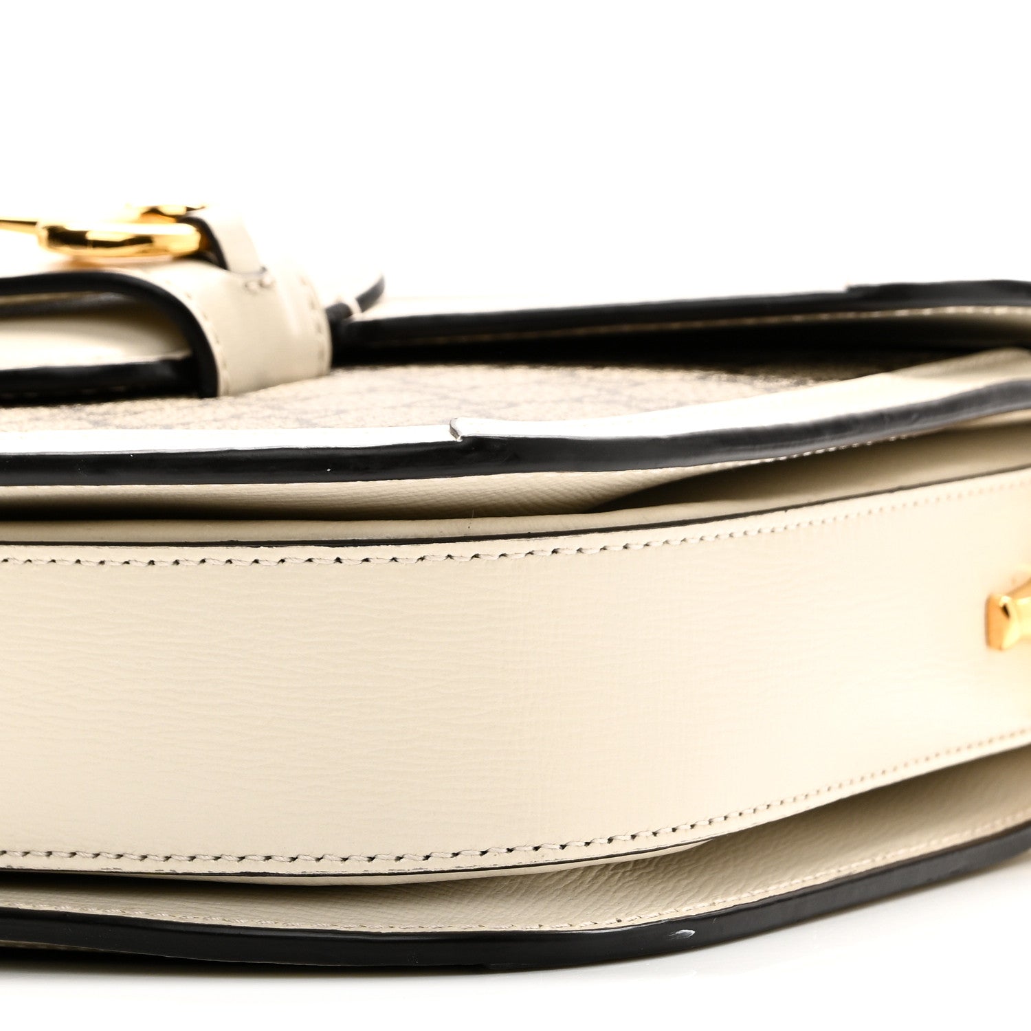 Gucci GG Supreme Monogram Horsebit 1955 Shoulder Bag Beige Mystic White 10 of 10