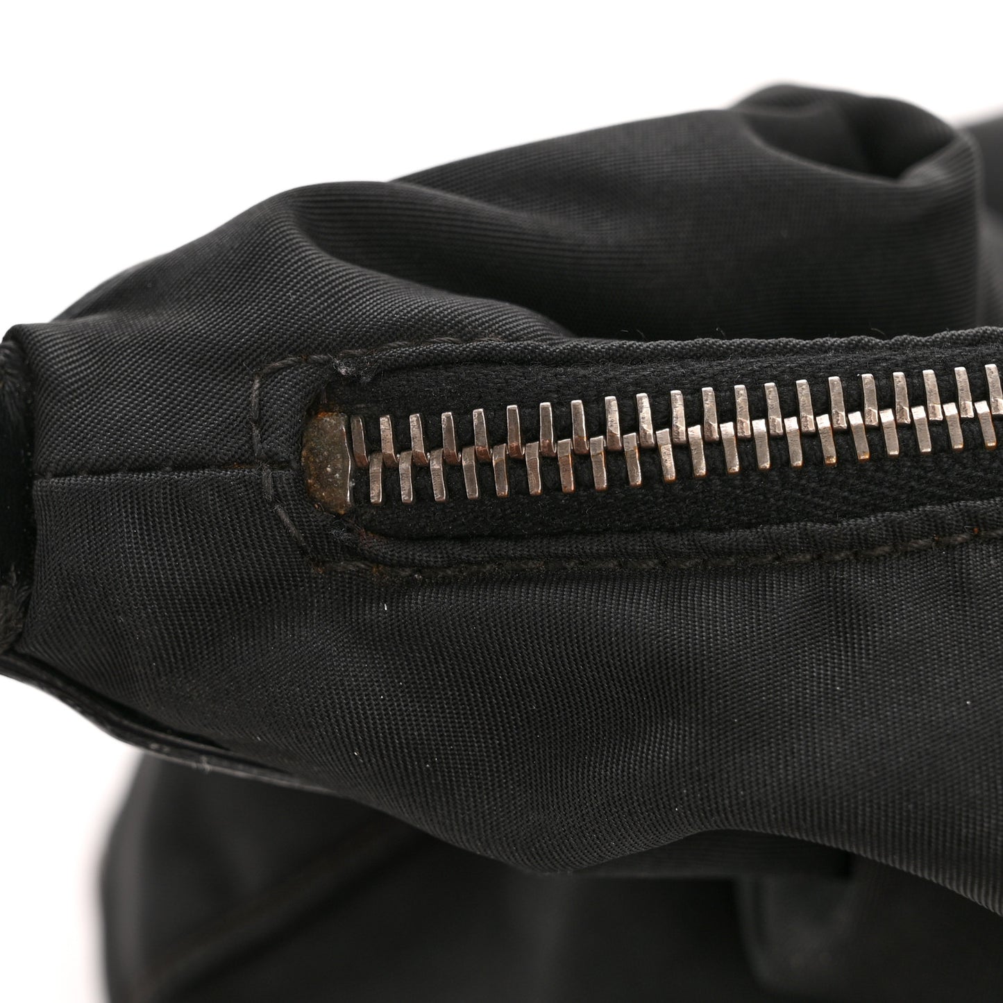 Nylon Vela Grommet Tote Black