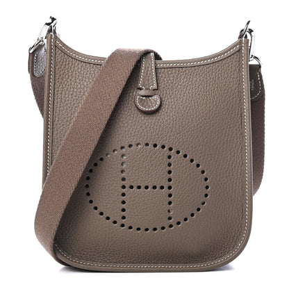 Hermes Taurillon Clemence Evelyne TPM Etoupe 1 of 10