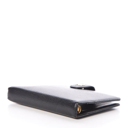 Chanel Goatskin Small Ring Agenda Planner Black 4 of 7