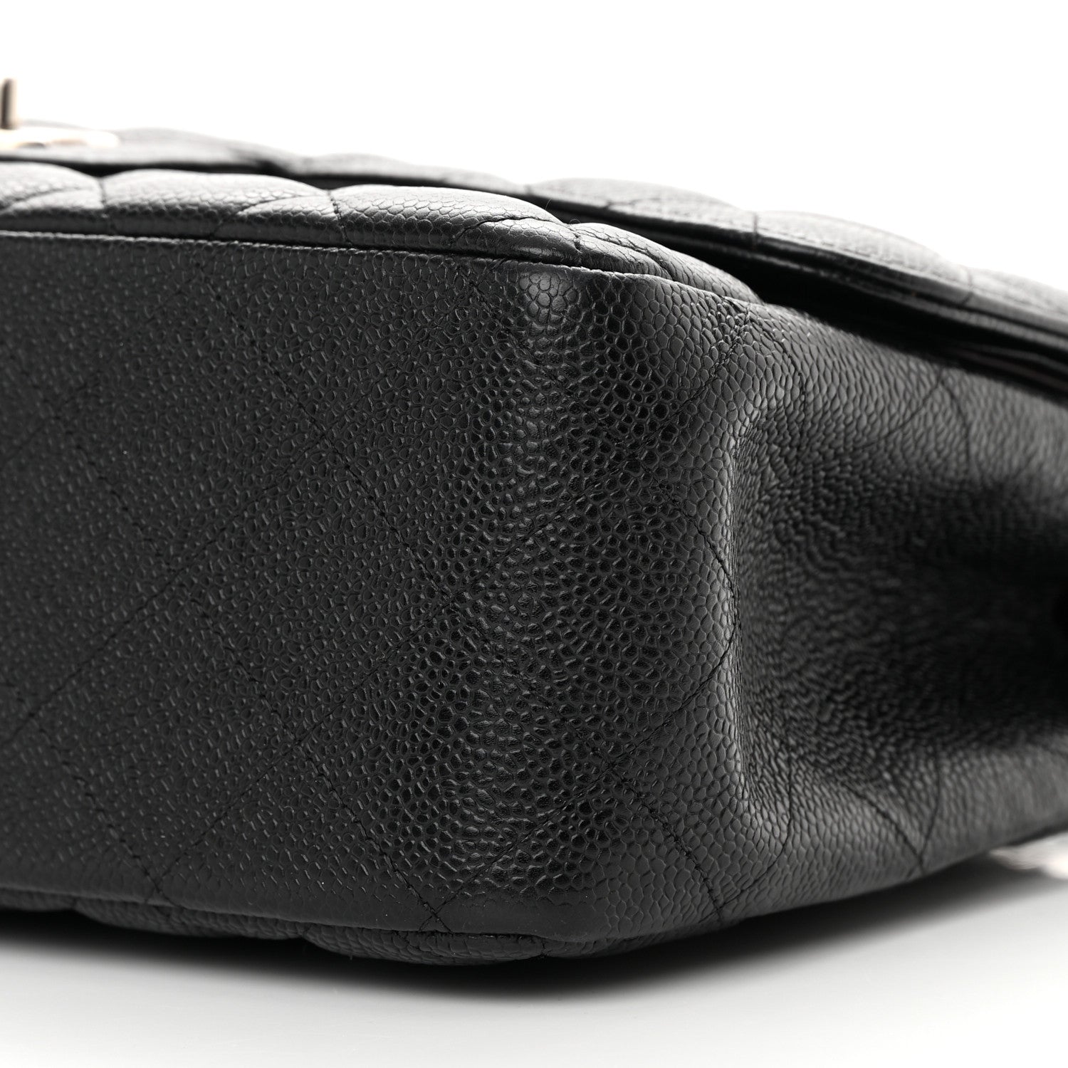 Chanel Caviar Quilted Jumbo Double Flap Black 10 of 14