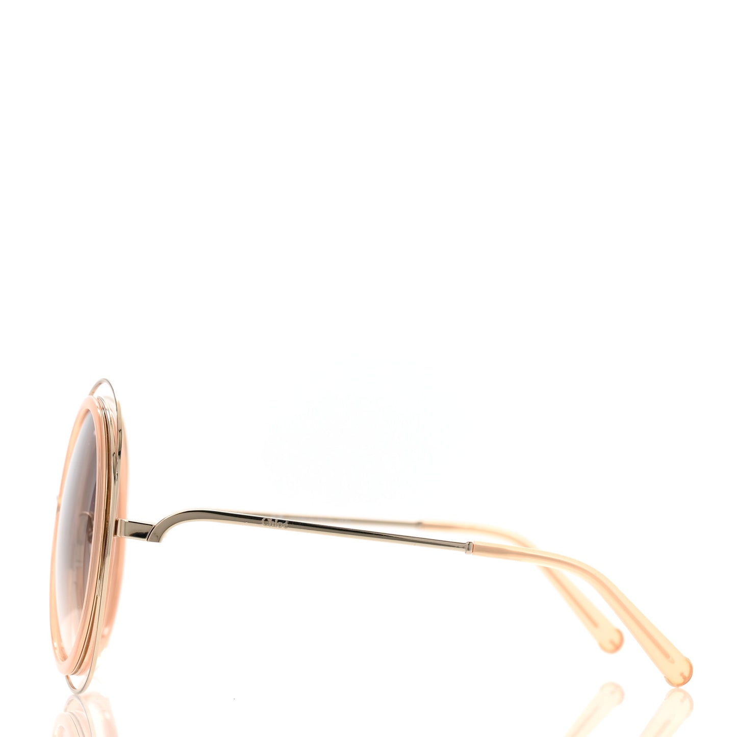 Oversized Round Carlina Sunglasses CE120S Peach Pink
