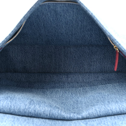 Chanel Denim Souplissimo Maxi Flap Blue 4 of 9