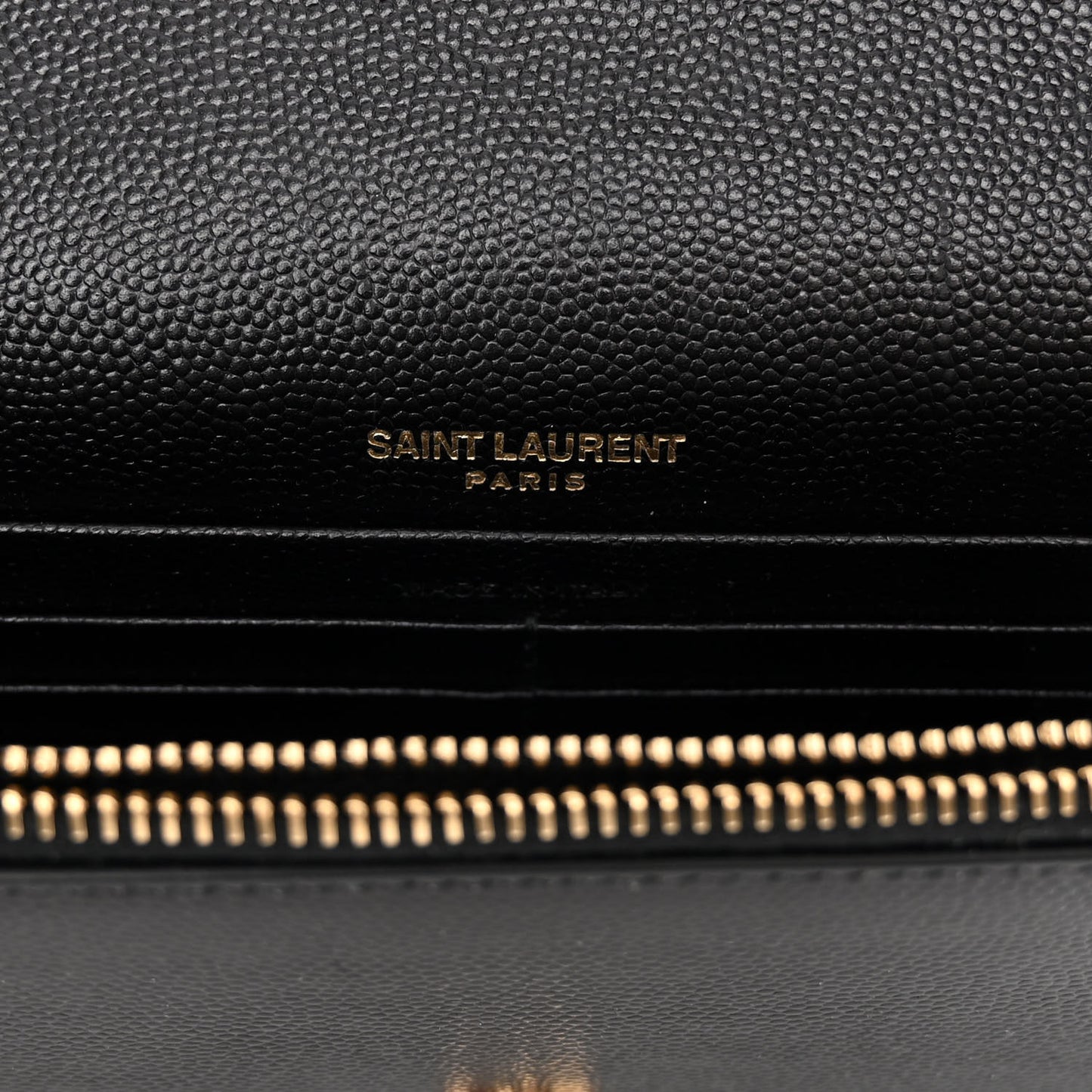 Grain De Poudre Classic Monogram Kate Tassel Chain Wallet Black