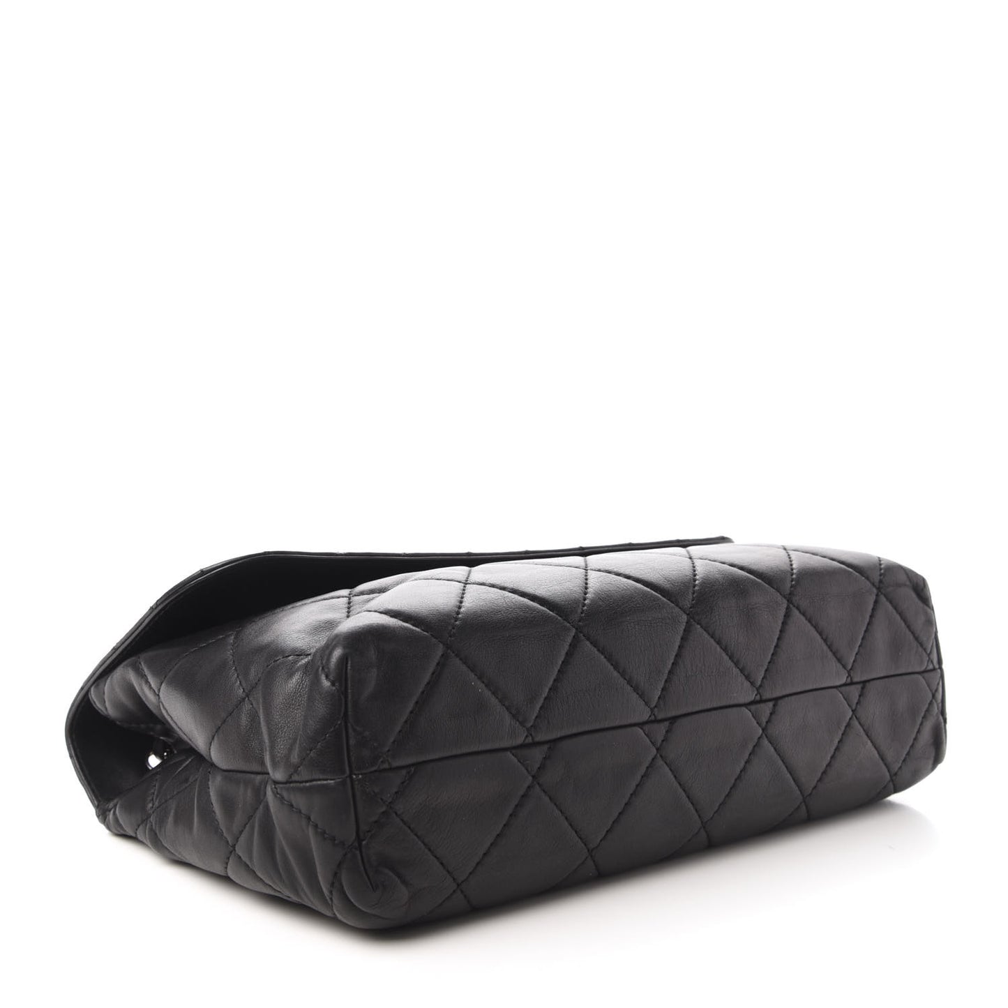 Calfskin Quilted In The Business Flap Bag Black