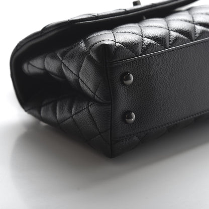 Chanel Caviar Quilted Mini Coco Handle Flap So Black 6 of 11