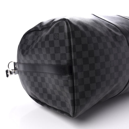 Louis Vuitton Damier Graphite Keepall Bandouliere 55 7 of 13