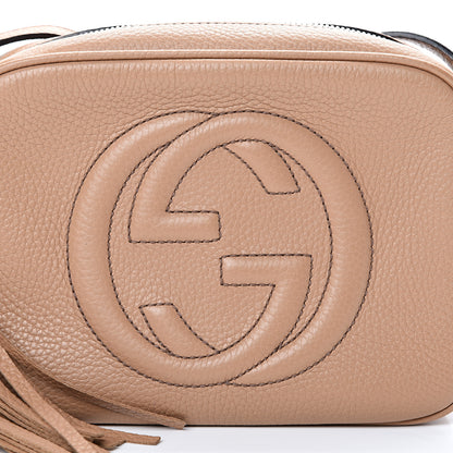 Gucci Pebbled Calfskin Small Soho Disco Bag Rose Beige 7 of 11