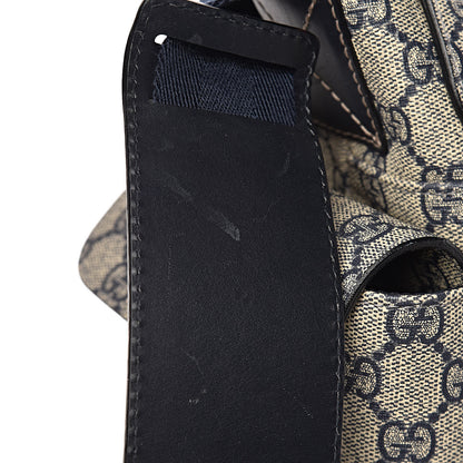 Gucci GG Plus Monogram Messenger Diaper Bag Navy 9 of 16