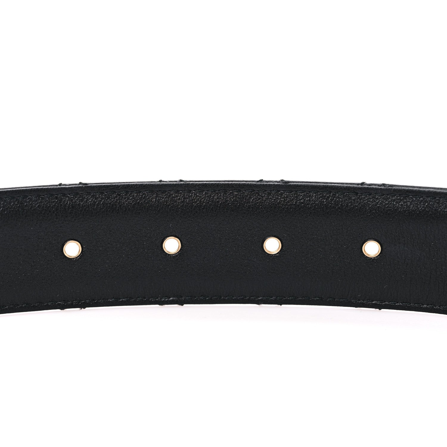 Chanel Calfskin Quilted CC Chain Belt 95 38 Black 4 of 5