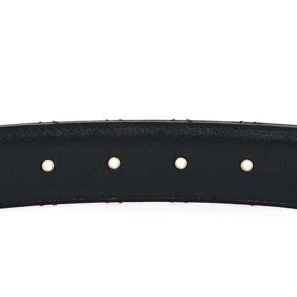 Chanel Calfskin Quilted CC Chain Belt 95 38 Black 4 of 5