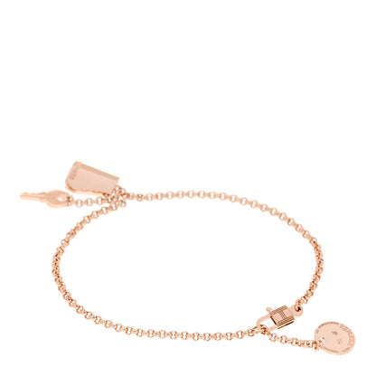 Hermes 18K Rose Gold PM Kelly Clochette Bracelet SH 2 of 4