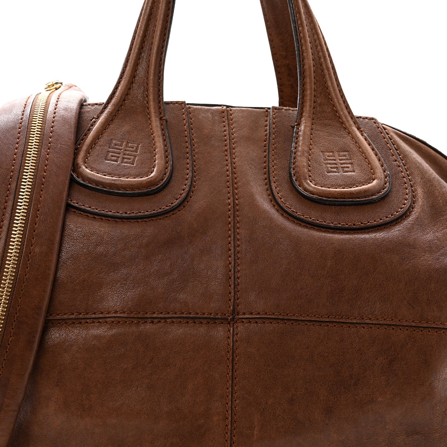 Givenchy Lambskin Large Nightingale Brown 1855737 – FASHIONPHILE