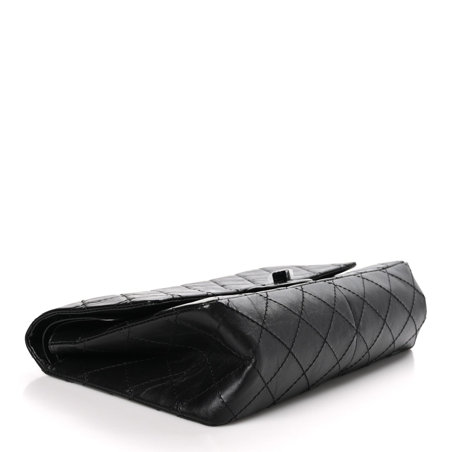 Chanel Aged Calfskin Quilted 2.55 Reissue 226 Flap So Black 4 of 12