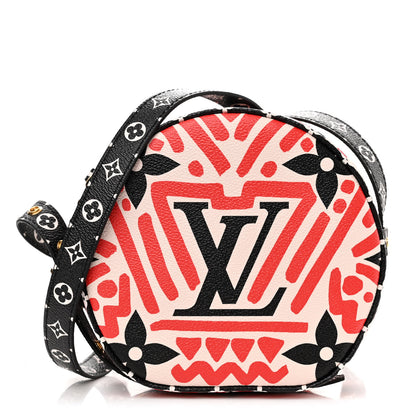 Louis Vuitton Monogram Giant Crafty Boite Chapeau Souple PM Creme Rouge Black 1 of 9