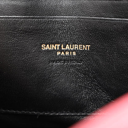 Saint Laurent Grain De Poudre Matelasse Monogram Mini Lou Camera Bag Opyum Red 6 of 11
