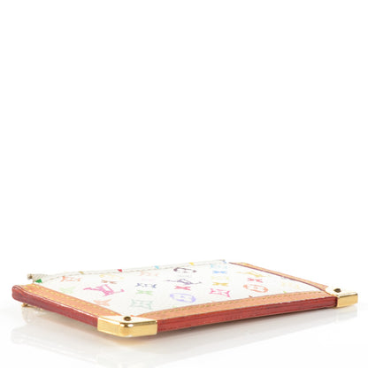 Louis Vuitton Monogram Multicolor Key Pouch White 4 of 8
