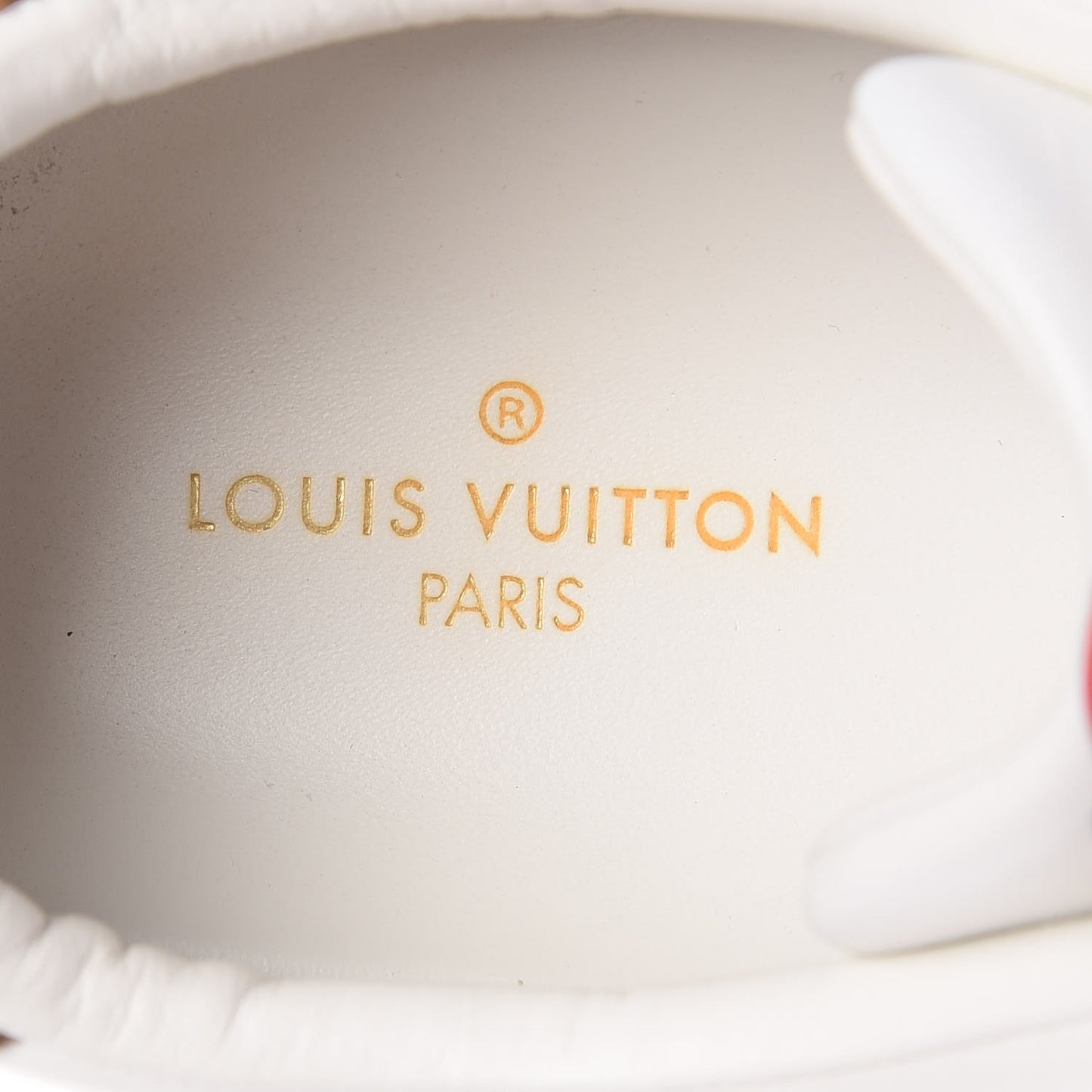 Calfskin Reverse Monogram Kabuki Low Top Sneakers 39.5 White