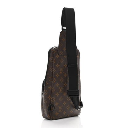 Louis Vuitton Monogram Macassar Avenue Sling Bag 3 of 10