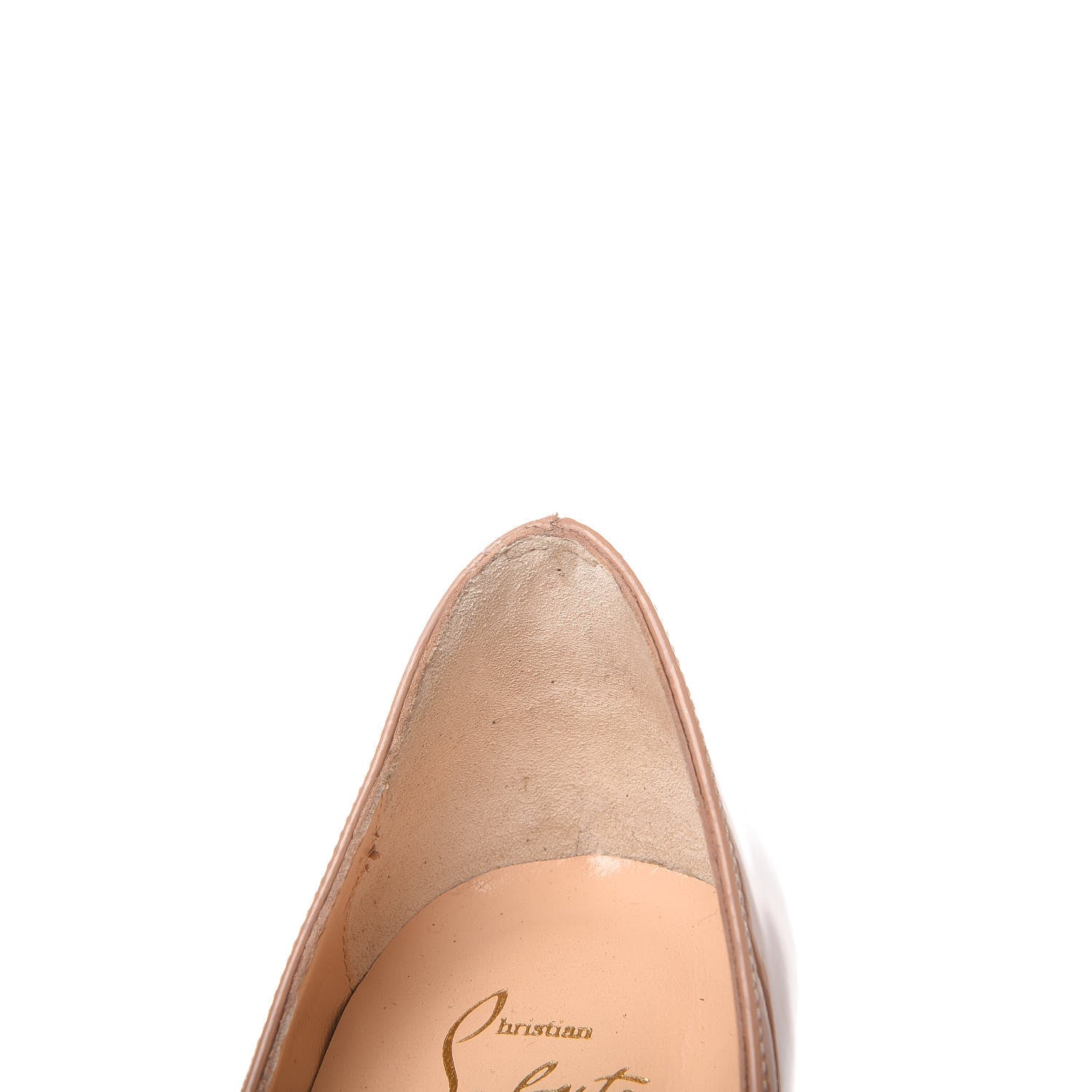Christian Louboutin Patent Vendome 120 Pumps 35.5 Nude 10 of 11