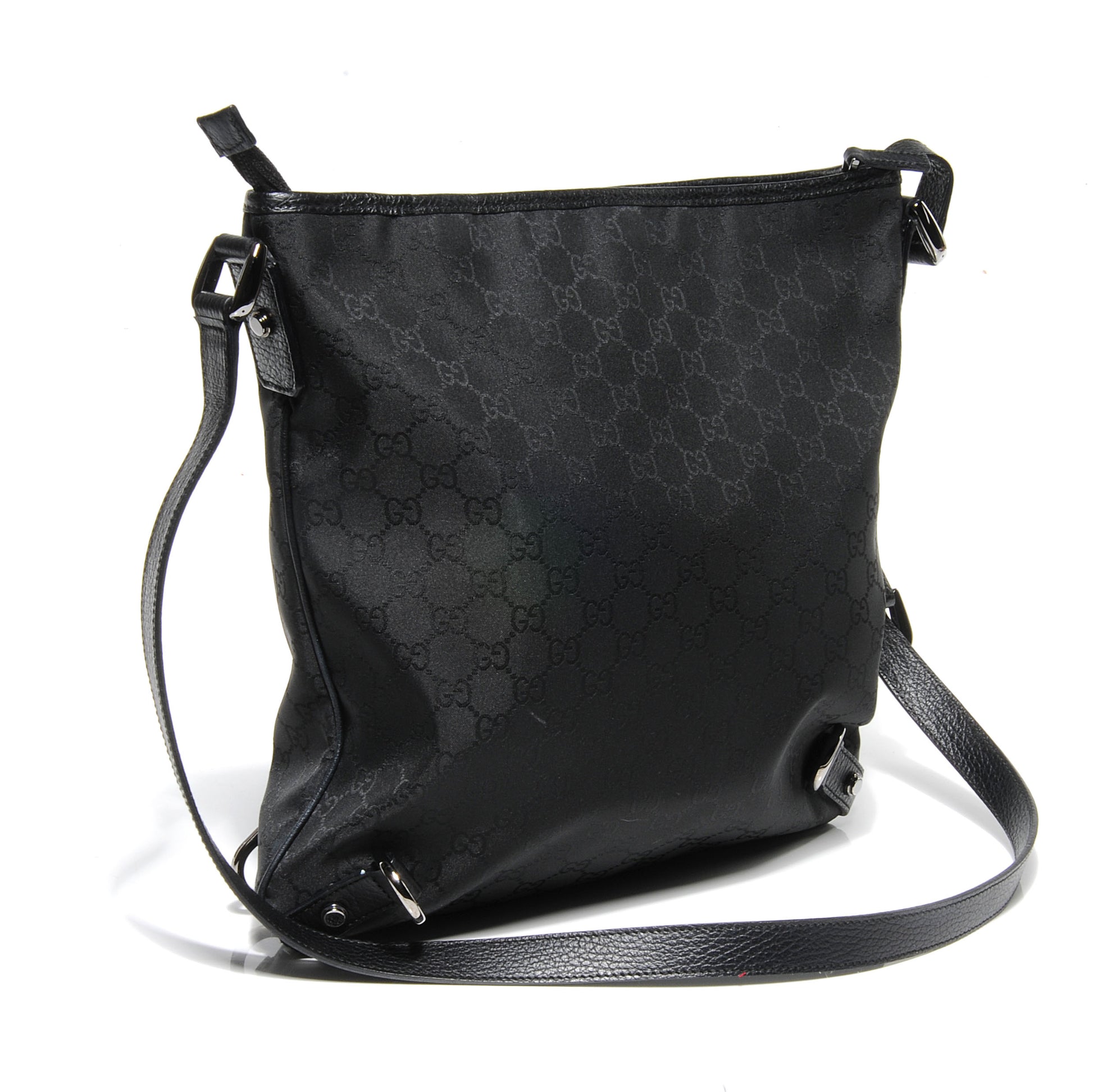 Gucci Monogram Abbey Messenger Bag Black 3 of 7