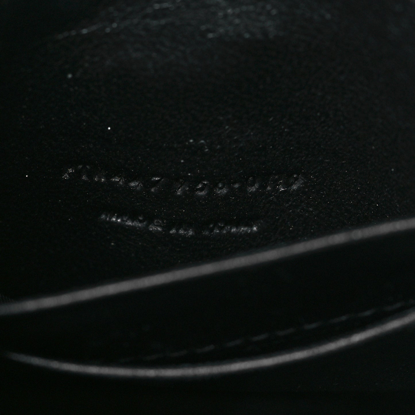 Nappa Embossed Star Monogram Blogger Bag Black