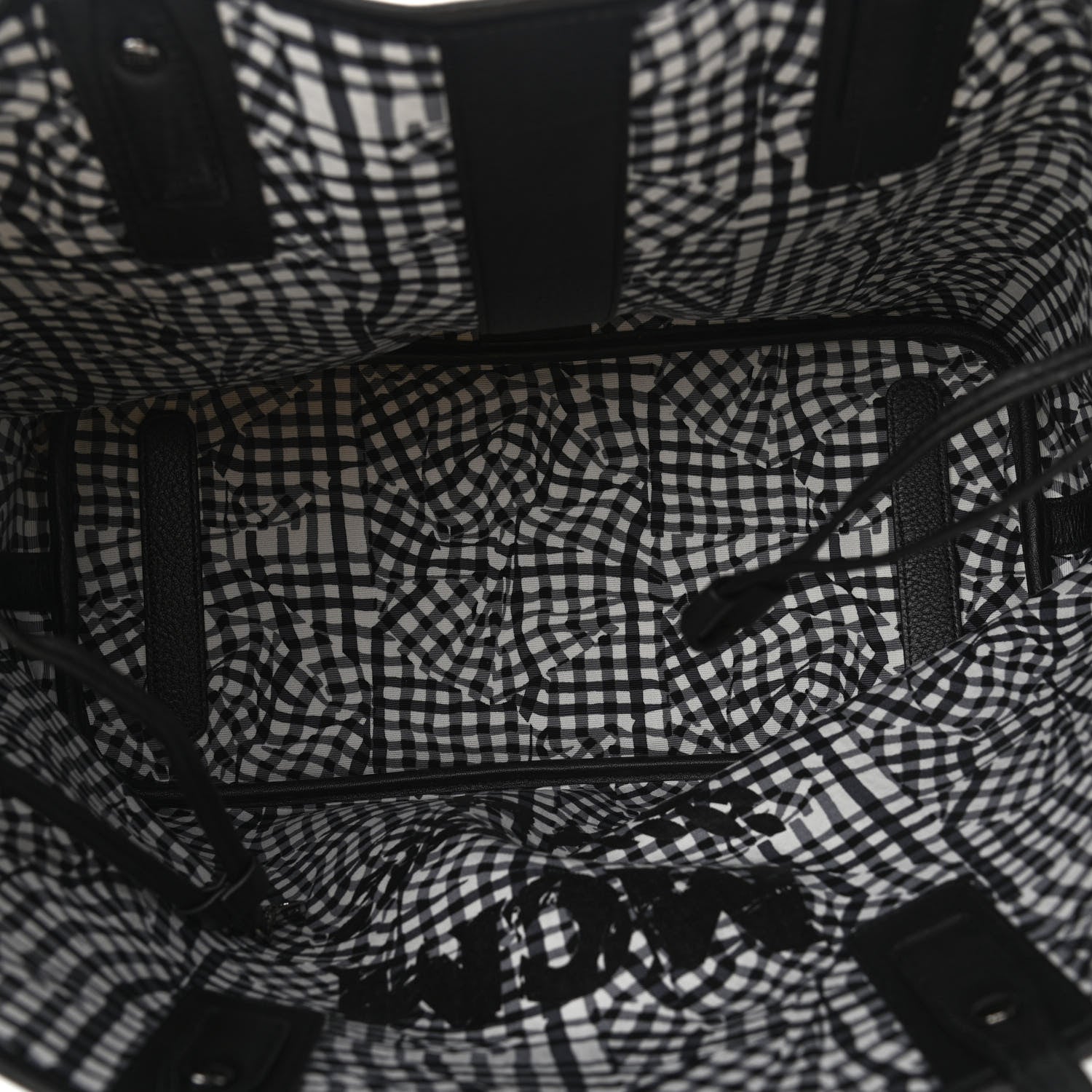 MCM Visetos Medium Liz Reversible Shopper Tote Black 6 of 10
