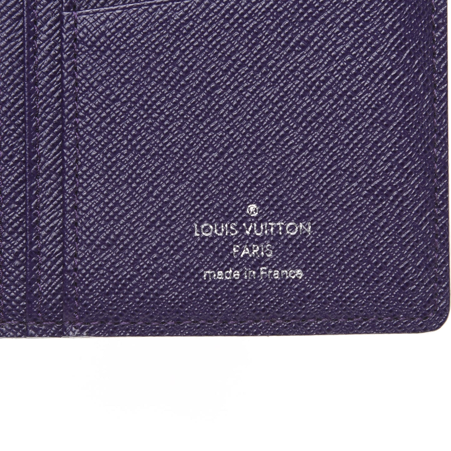 Damier Graphite My LV Heritage Brazza Wallet Raisin Violet
