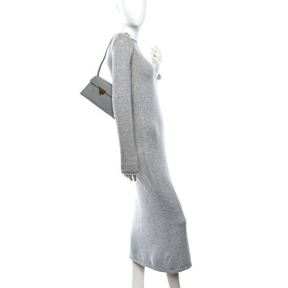 Prada Spazzolato Flap Shoulder Bag Nube 2 of 11