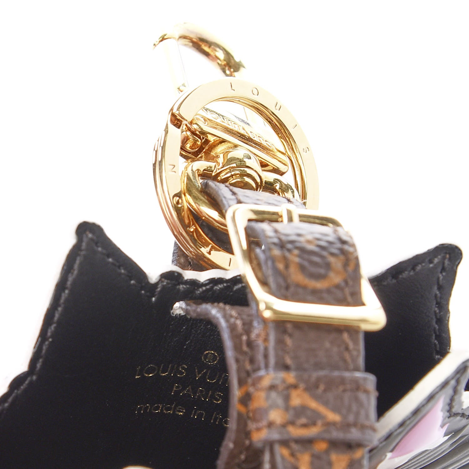 Louis Vuitton Epi Monogram Catogram Bag Charm Key Holder Gris 3 of 4