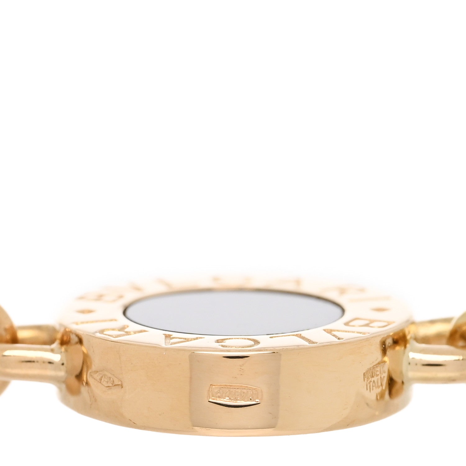 Bulgari 18K Yellow Gold Black Onyx BVLGARI BVLGARI Station