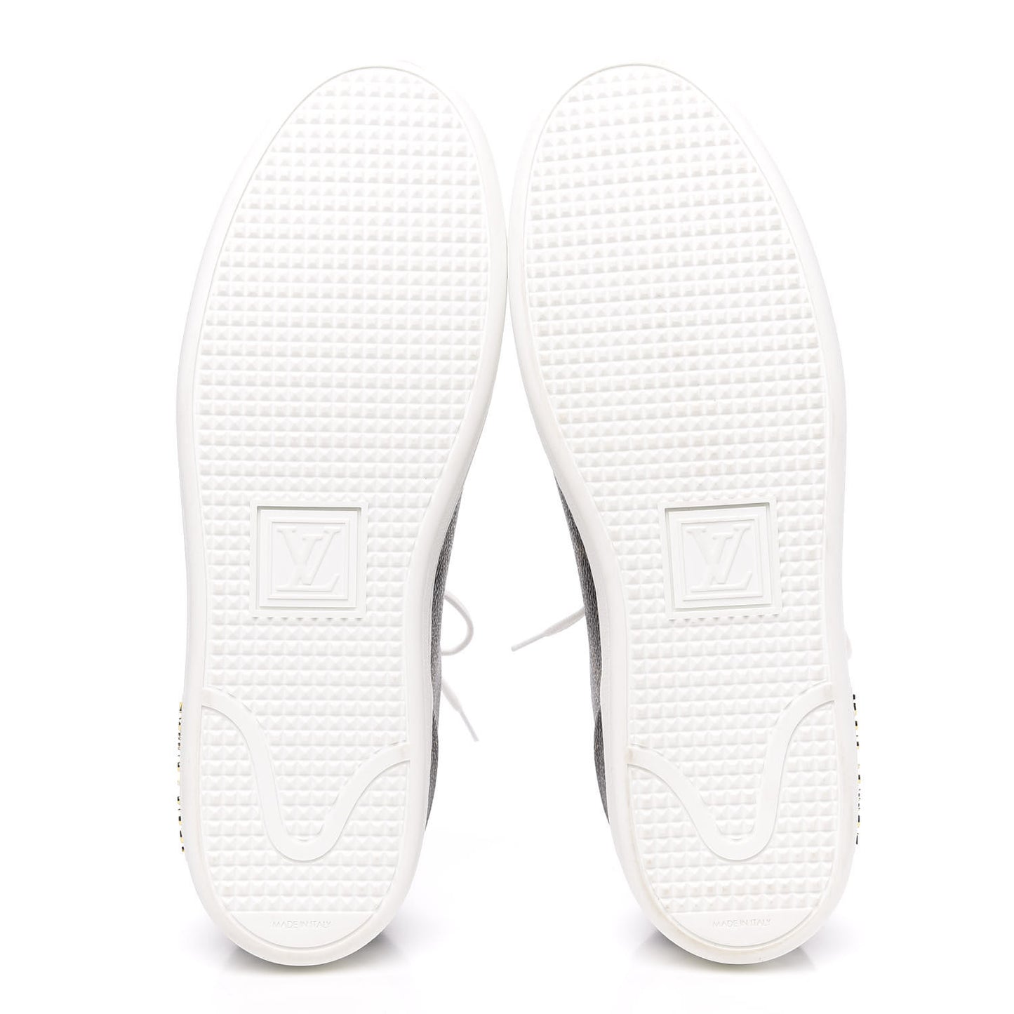 Calfskin Monogram LV Black Heart Sneakers 41 Cacao