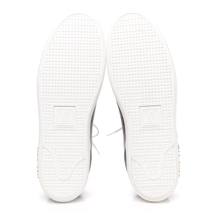 Louis Vuitton Calfskin Monogram LV Black Heart Sneakers 41 Cacao 5 of 9