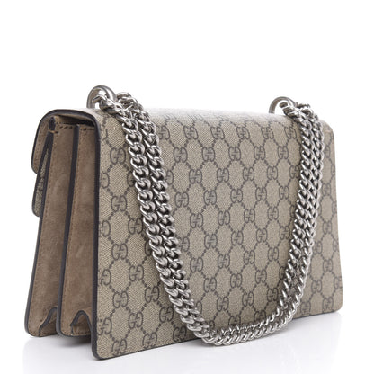Gucci GG Supreme Monogram Small Dionysus Shoulder Bag Taupe 3 of 12
