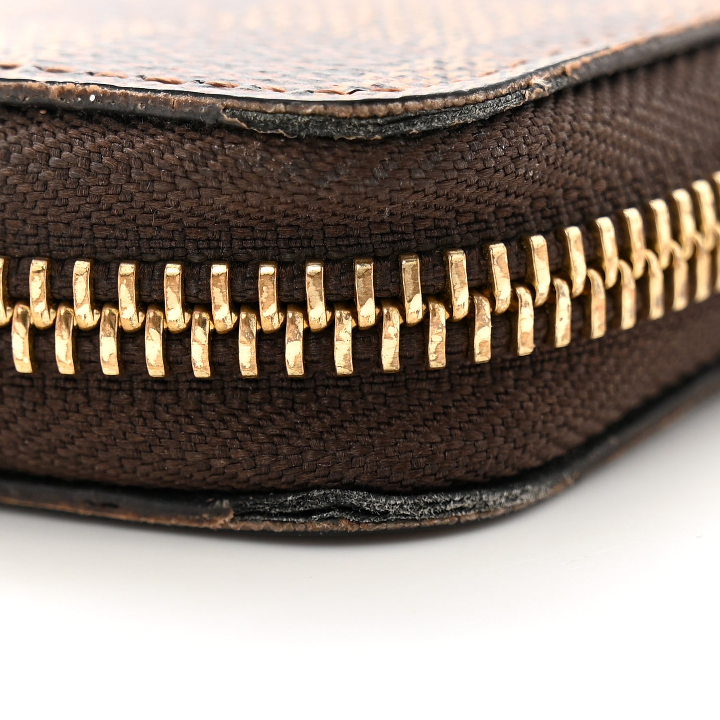 Damier Ebene Clemence Wallet Rose Ballerine