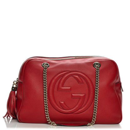 Gucci Cellarius Calfskin Medium Soho Bowler Tabasco 1 of 7