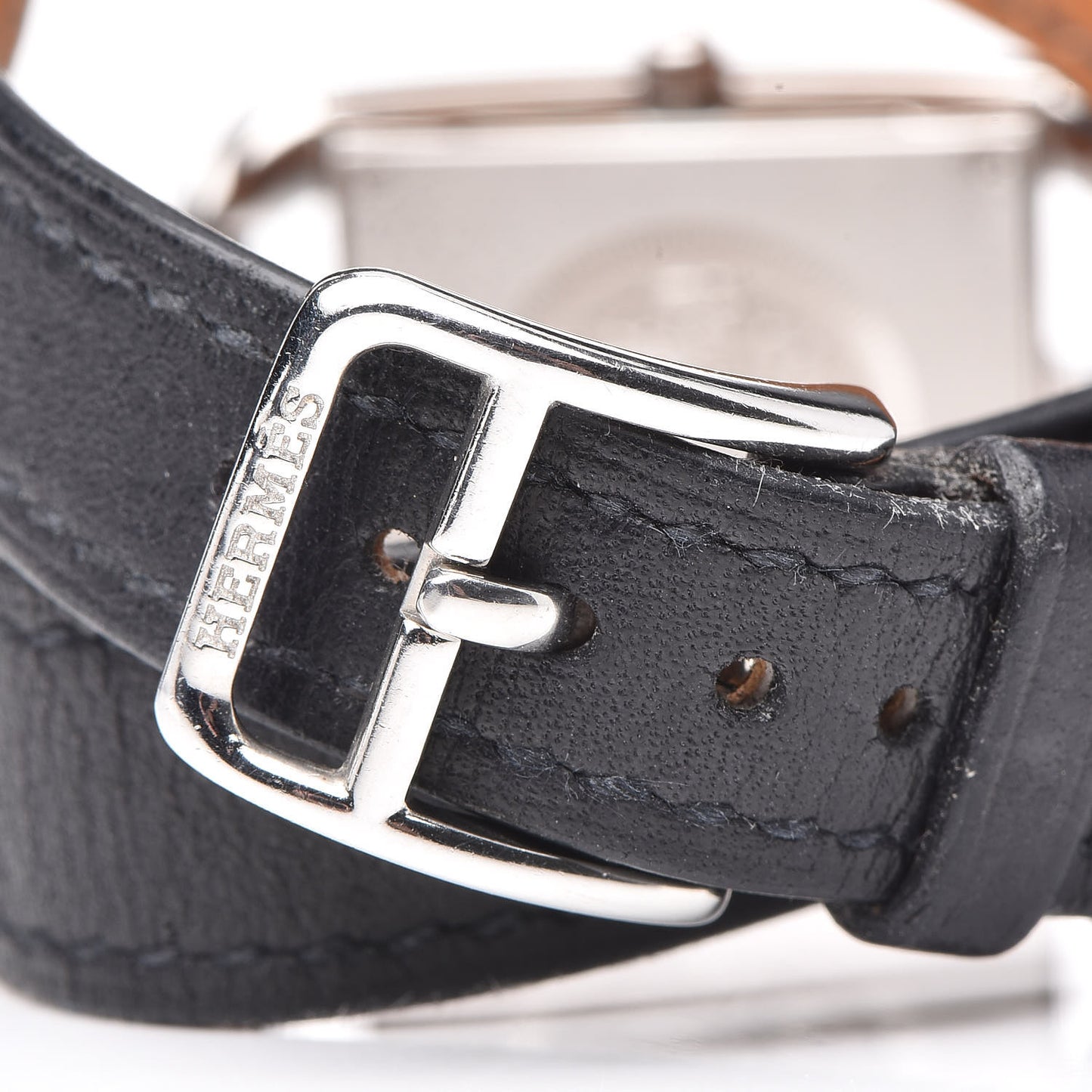 Stainless Steel Barenia 23mm Cape Cod Double Tour Quartz Watch Noir