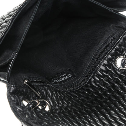 Chanel Vinyl Lambskin Quilted Shoulder Flap Black 5 of 7