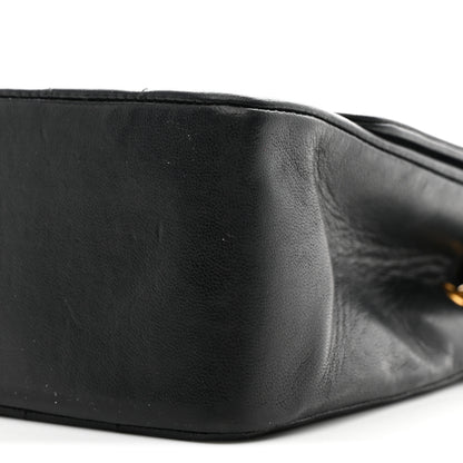Chanel Lambskin Quilted Medium Single Flap Black 11 of 11