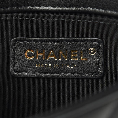 Chanel Calfskin Quilted Flap Waist Bag Black 6 of 14