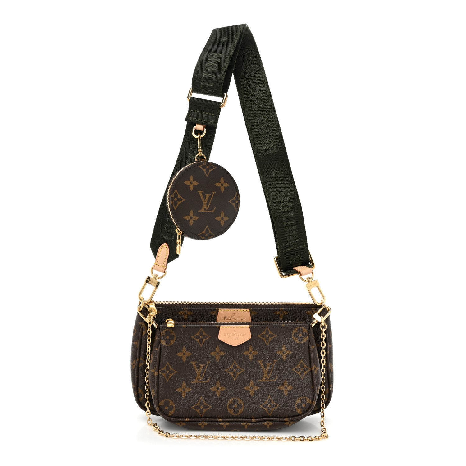 Louis Vuitton Monogram Multi Pochette Accessories Kaki 1 of 15