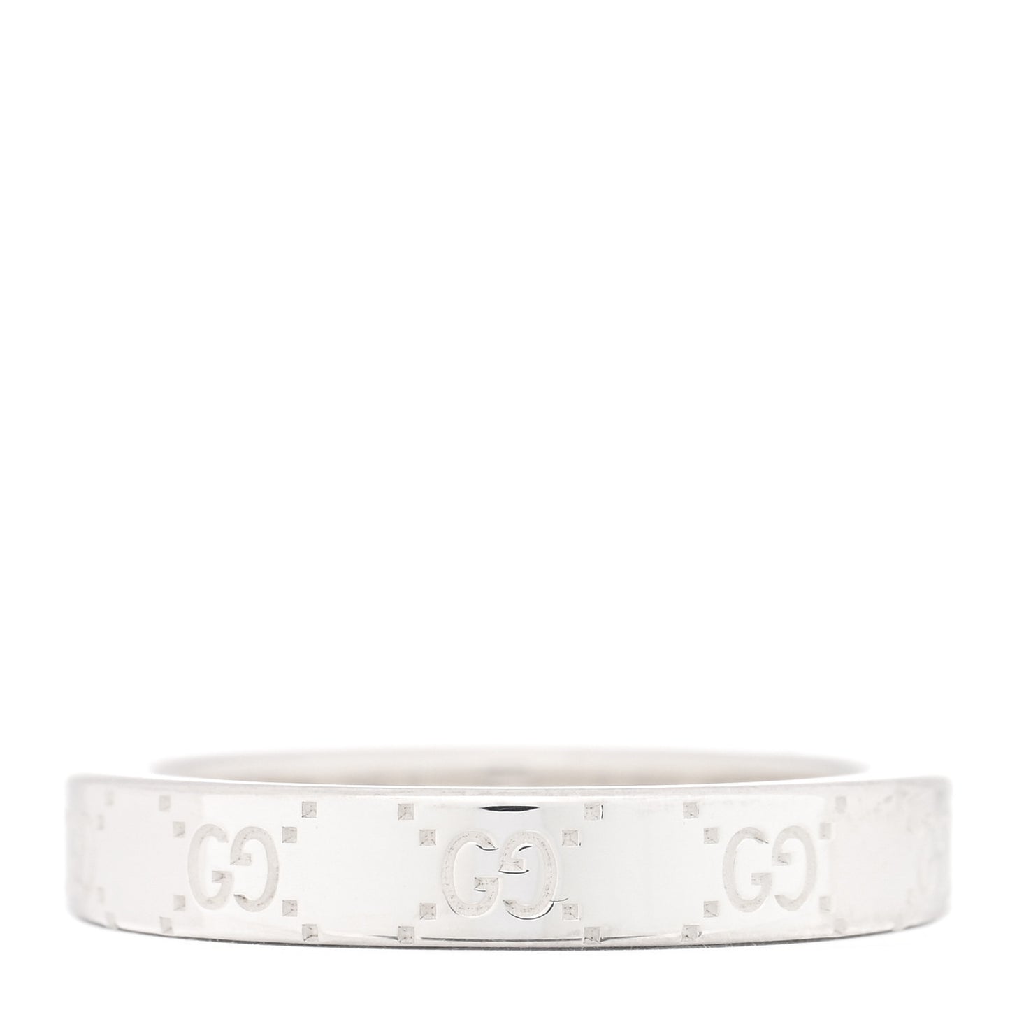 Sterling Silver GG Band Ring 55 7.25