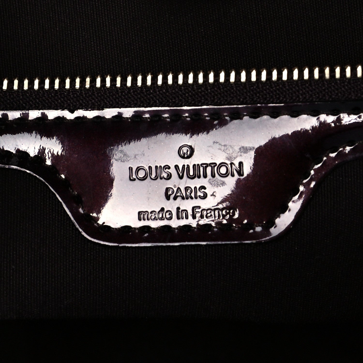 Louis Vuitton Vernis Wilshire PM Amarante 6 of 9