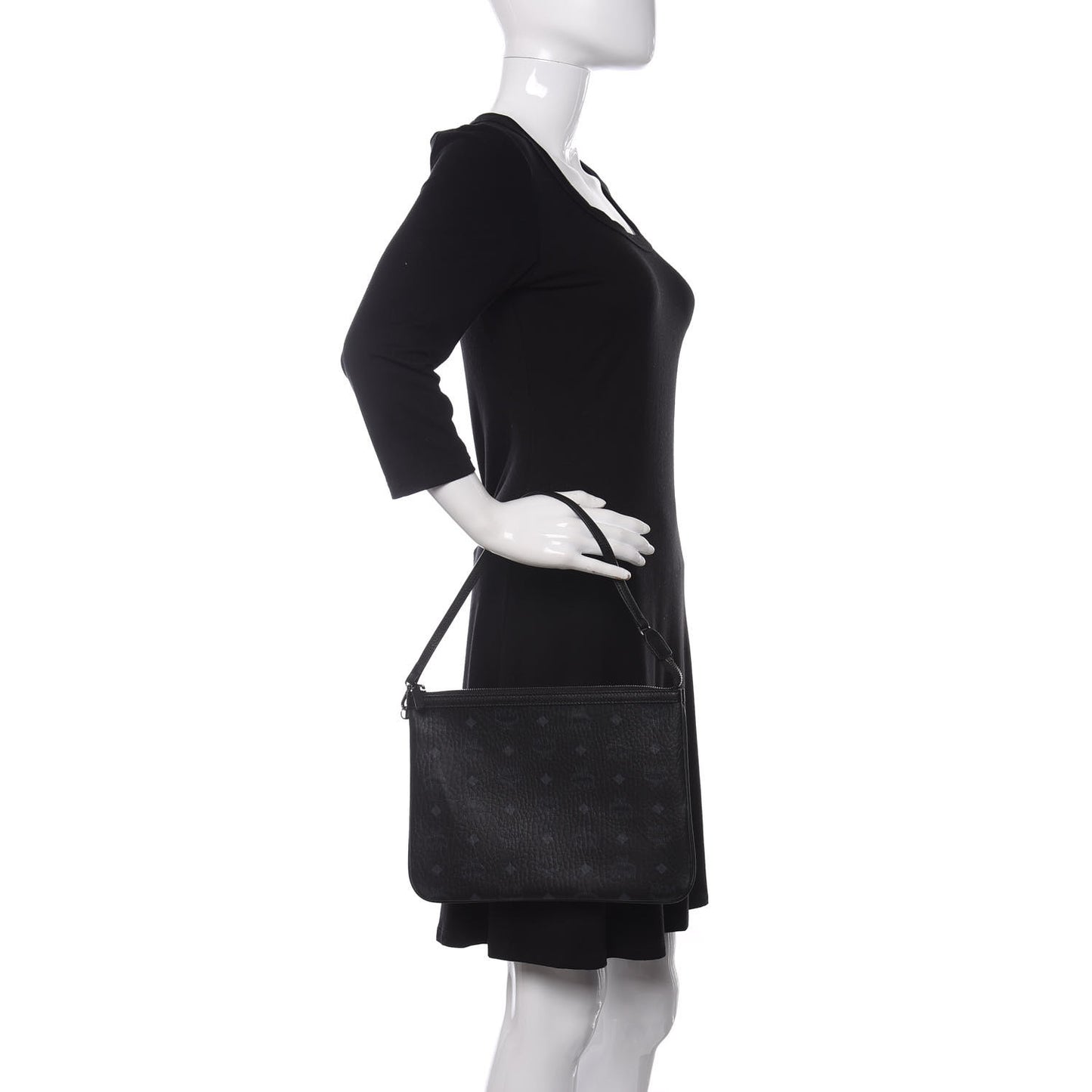 Visetos Liz Shopper Tote Pouch Black