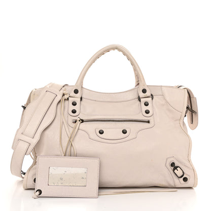 Balenciaga Agneau Classic Hardware City Nacre 3 of 15