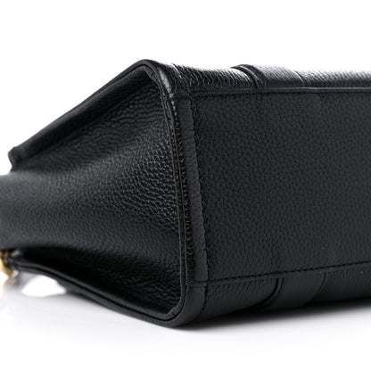 Marc Jacobs Grained Calfskin Small The Tote Bag Black 8 of 9