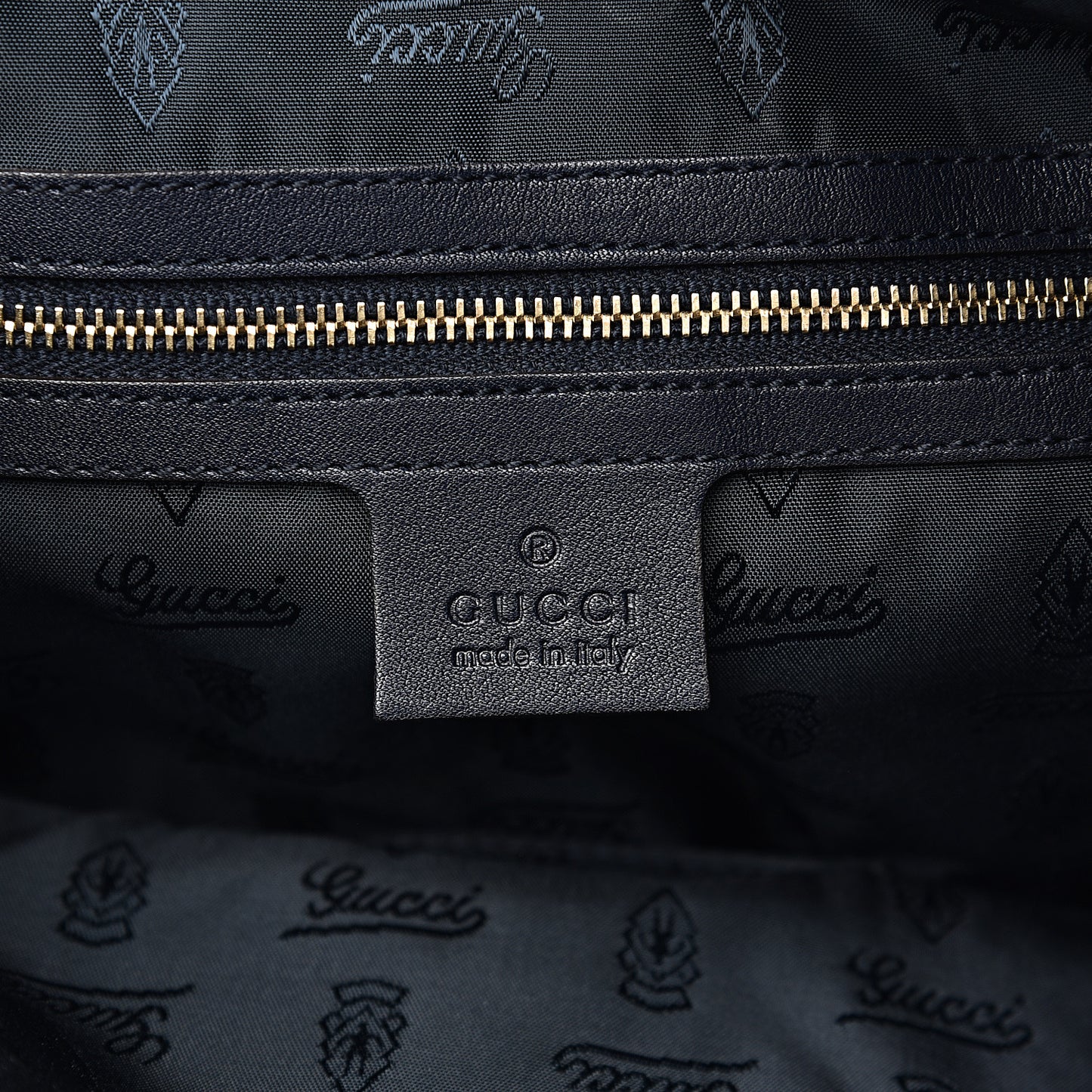 Crystal Monogram Hysteria Tote Navy Blue