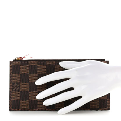Louis Vuitton Damier Ebene Felicie Chain Wallet Zippered Insert 2 of 6