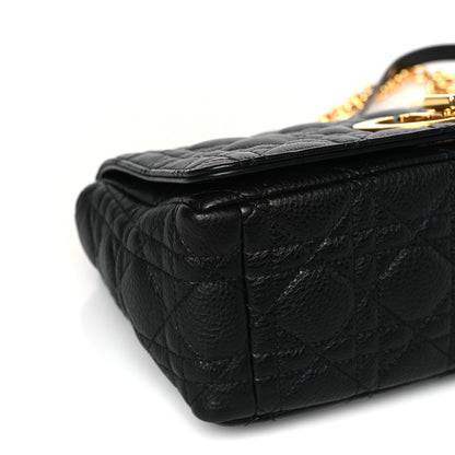 Christian Dior Calfskin Cannage Medium Caro Bag Black 8 of 9