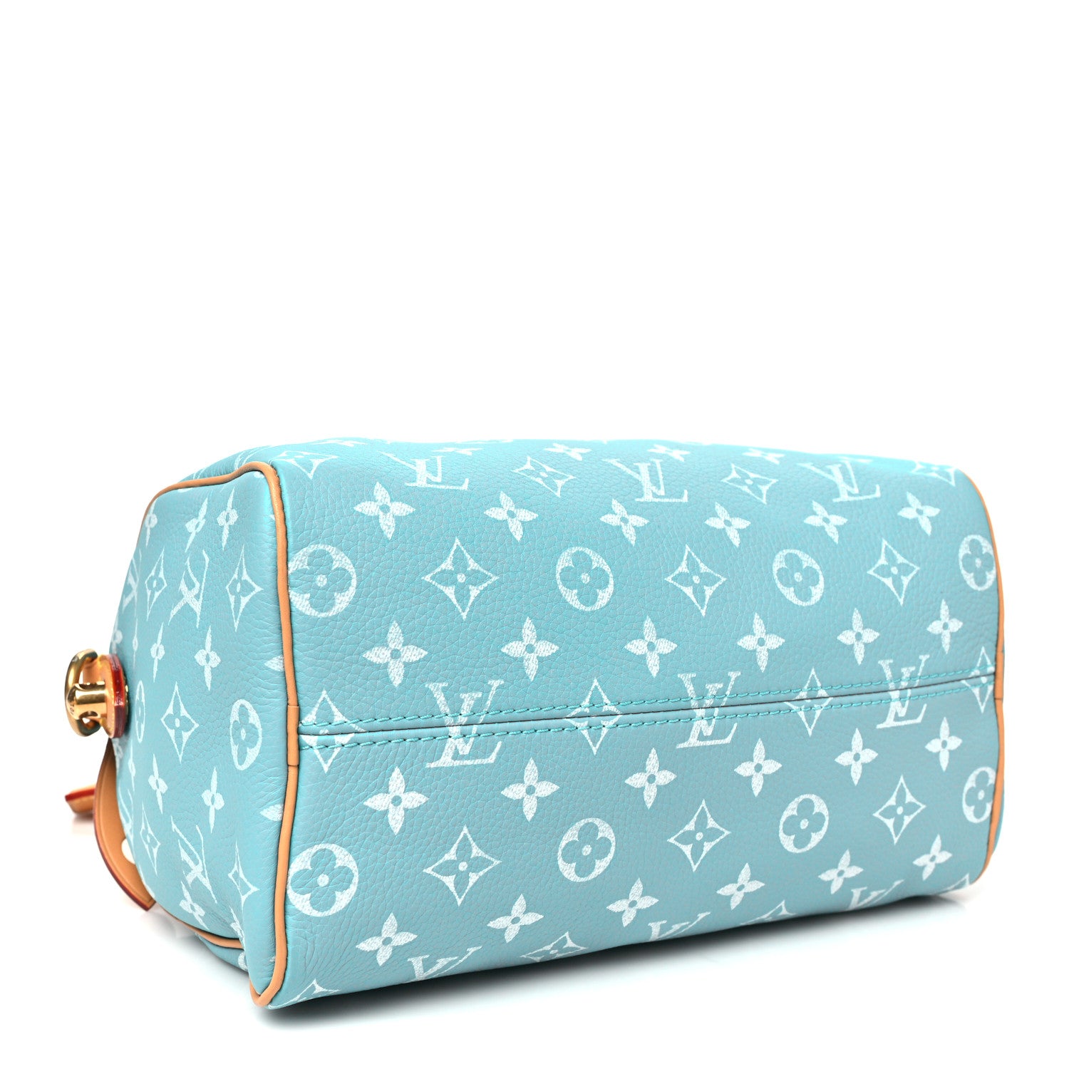 Louis Vuitton Calfskin Monogram Speedy P9 Bandouliere 25 Turquoise 6 of 10